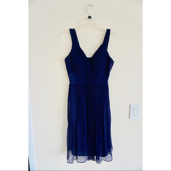 Donna Morgan Navy Blue Dress - Picture 1 of 3